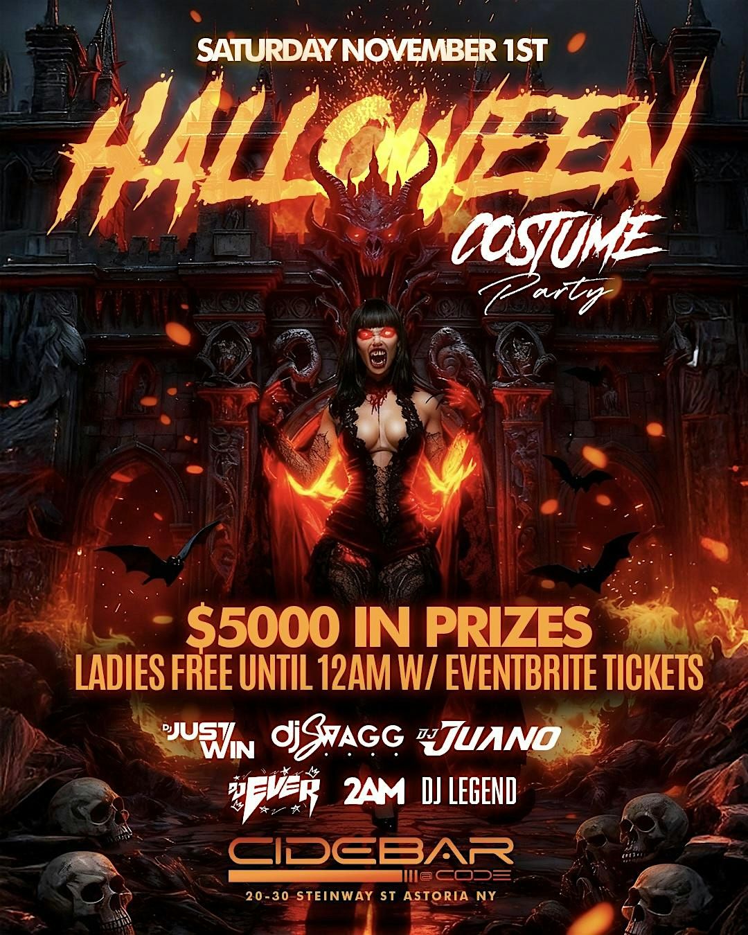 Cide Bar Halloween Costume Party in Astoria, NY \u2013 Latin Party