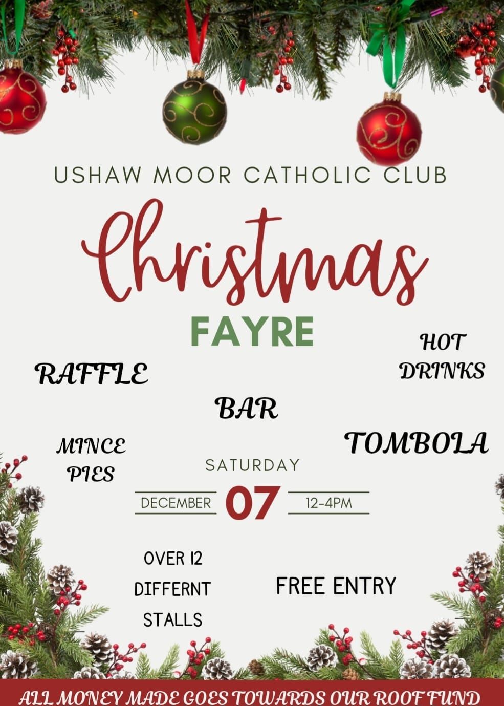 Ushaw Moor Catholic Club Christmas Fayre 