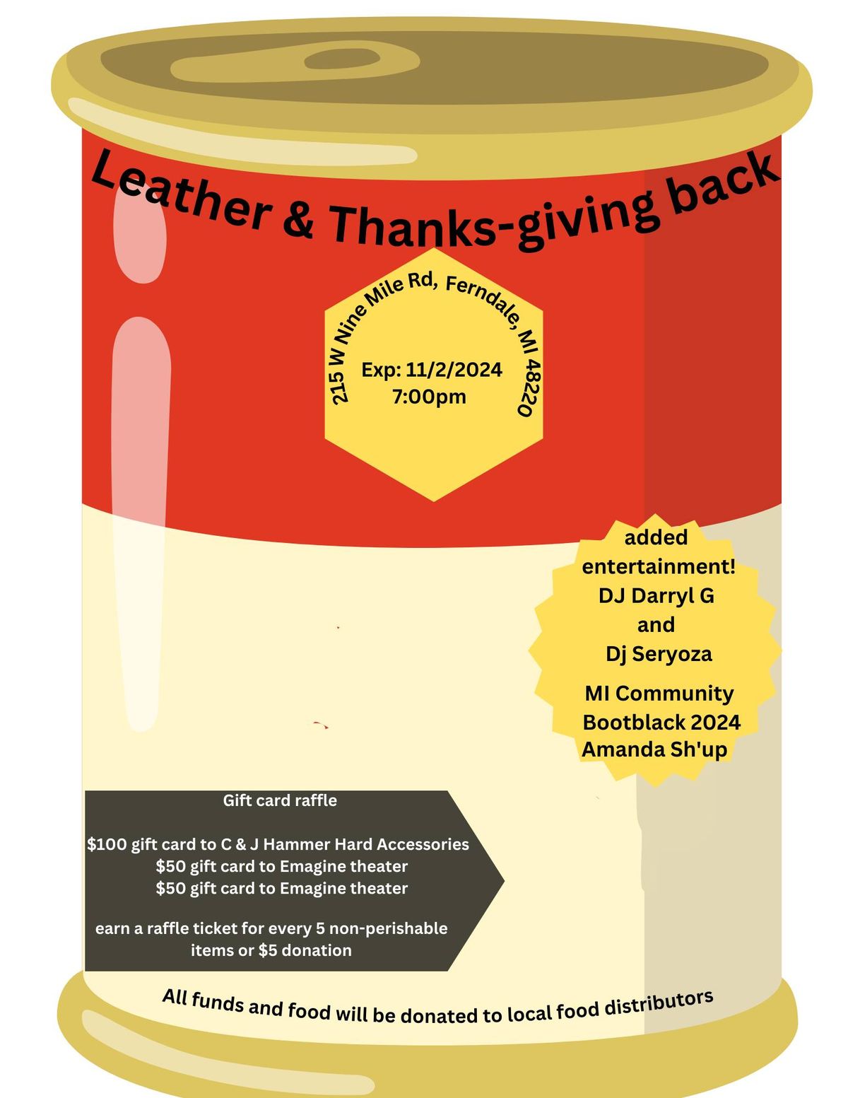 leather and thanks-giving back!