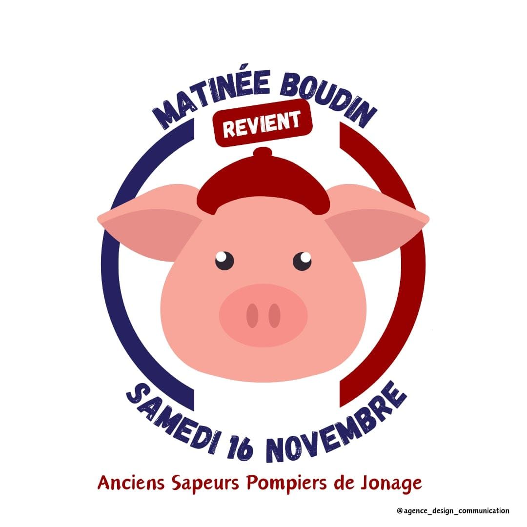 Matin\u00e9e boudin 16 novembre! Anciens pompier de Jonage !