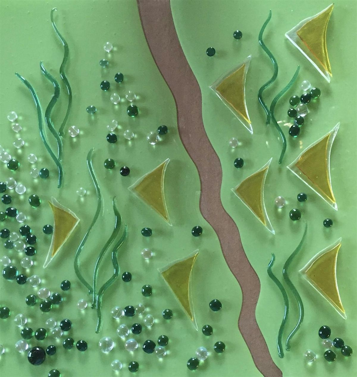 Fused Glass Picture Frame