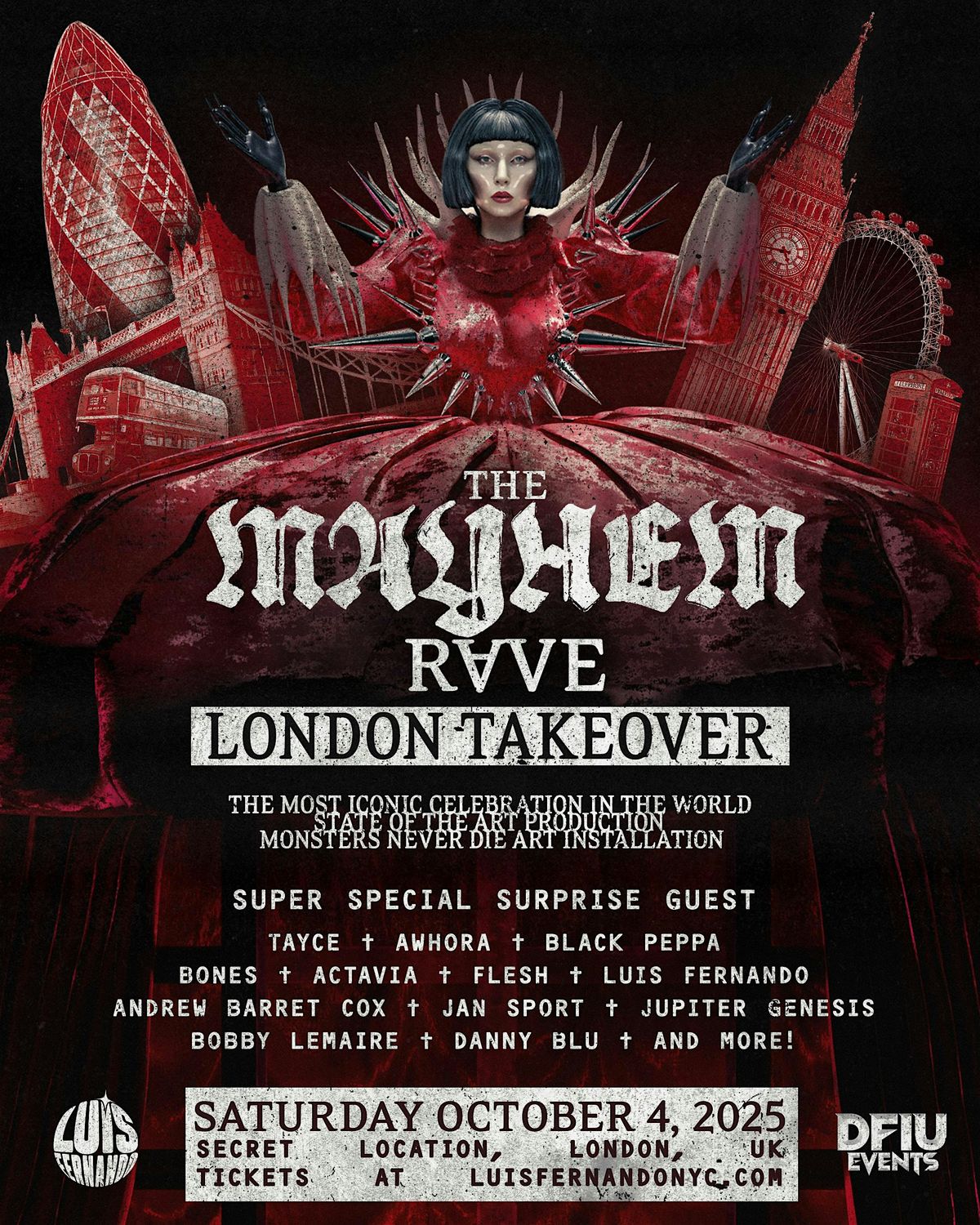 THE MAYHEM RAVE: LONDON TAKEOVER!