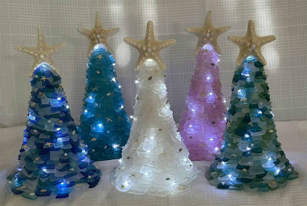 Light Up Seaglass Tree or Succulent Class - 8\/17