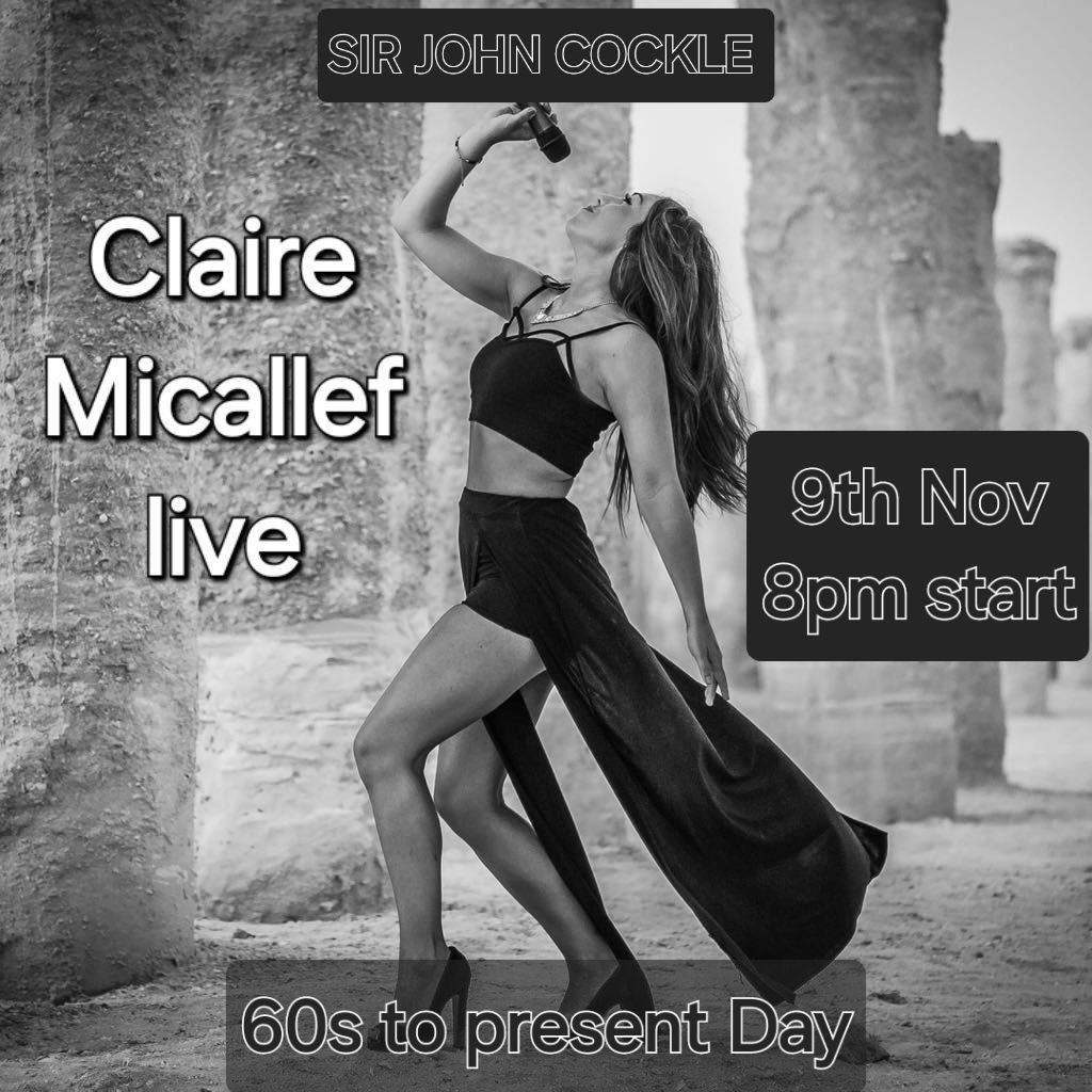 Claire Micallef Singing Live