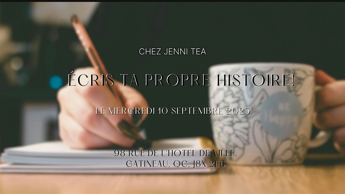 Atelier \u201c\u00c9cris ton premier livre\u201d