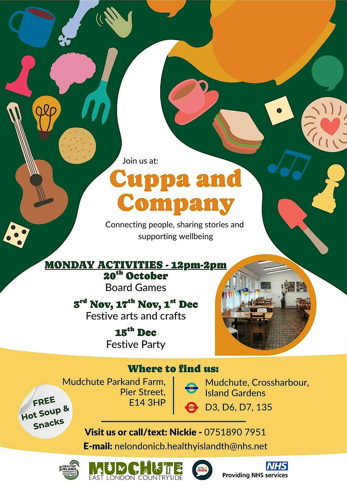 Cuppa and Company - Community Wellbeing Space on the Isle of dogs
