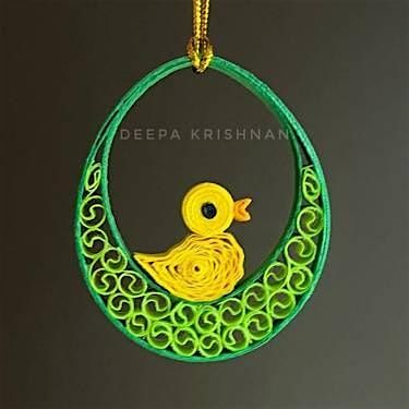 Chick Ornament - Paper Quilling