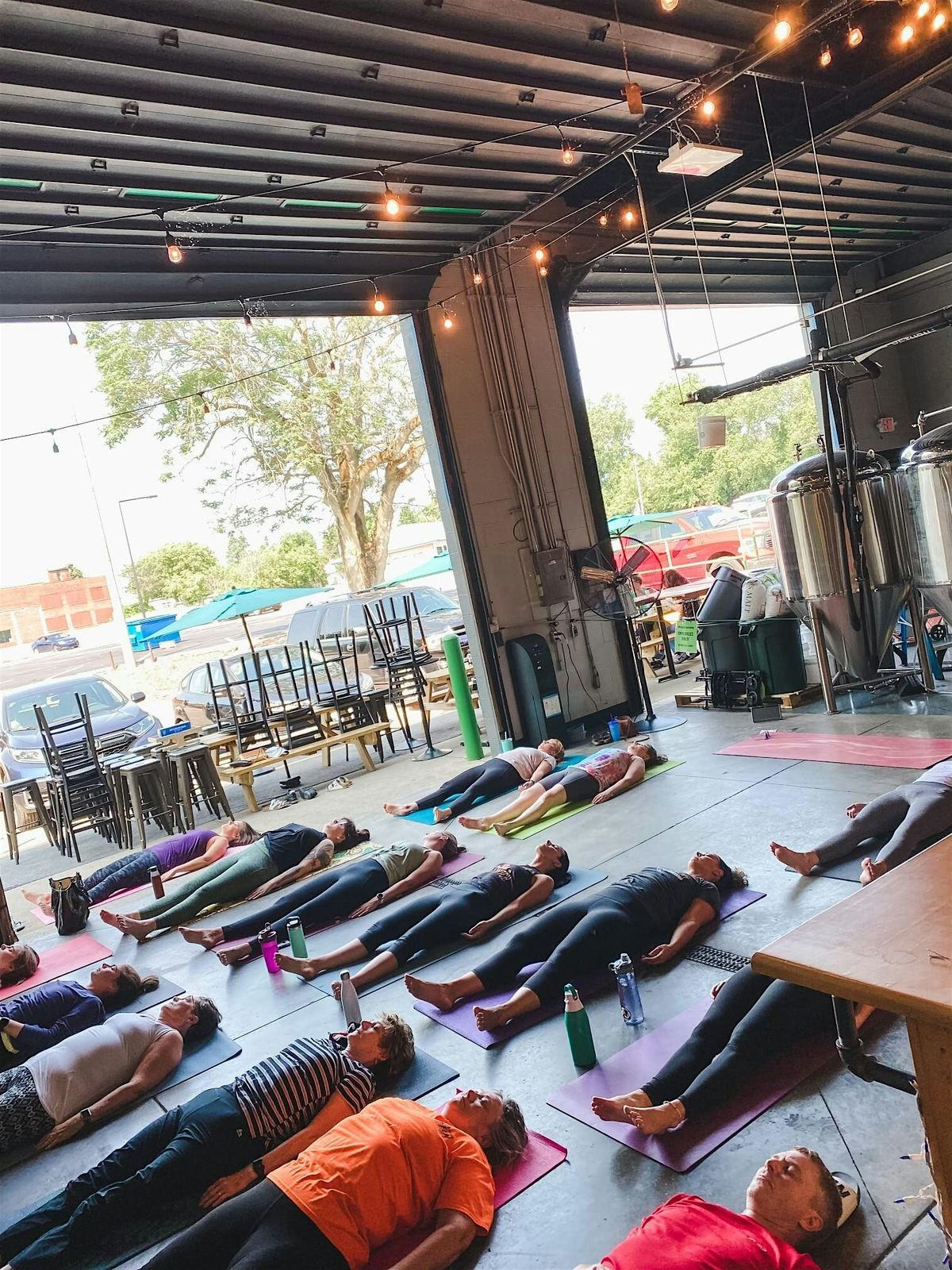 All-Levels Yoga Class at Unplugged Brewing Co. - [Bottoms Up! Yoga & Brew]