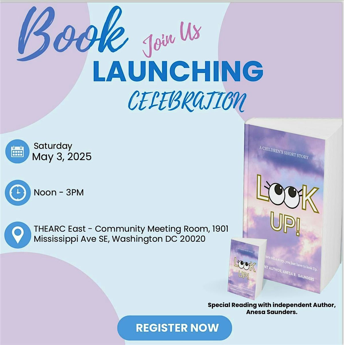 Independent Author Book Launch - LOOK UP!