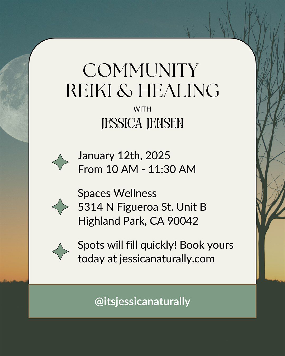 Community Reiki and Healing Gathering : A Full Moon Release