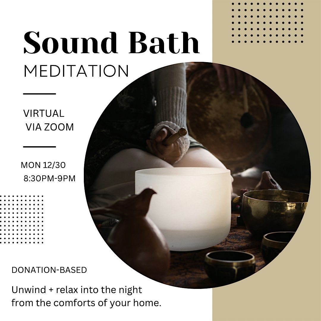 Community Class: Virtual Sound Bath Meditation