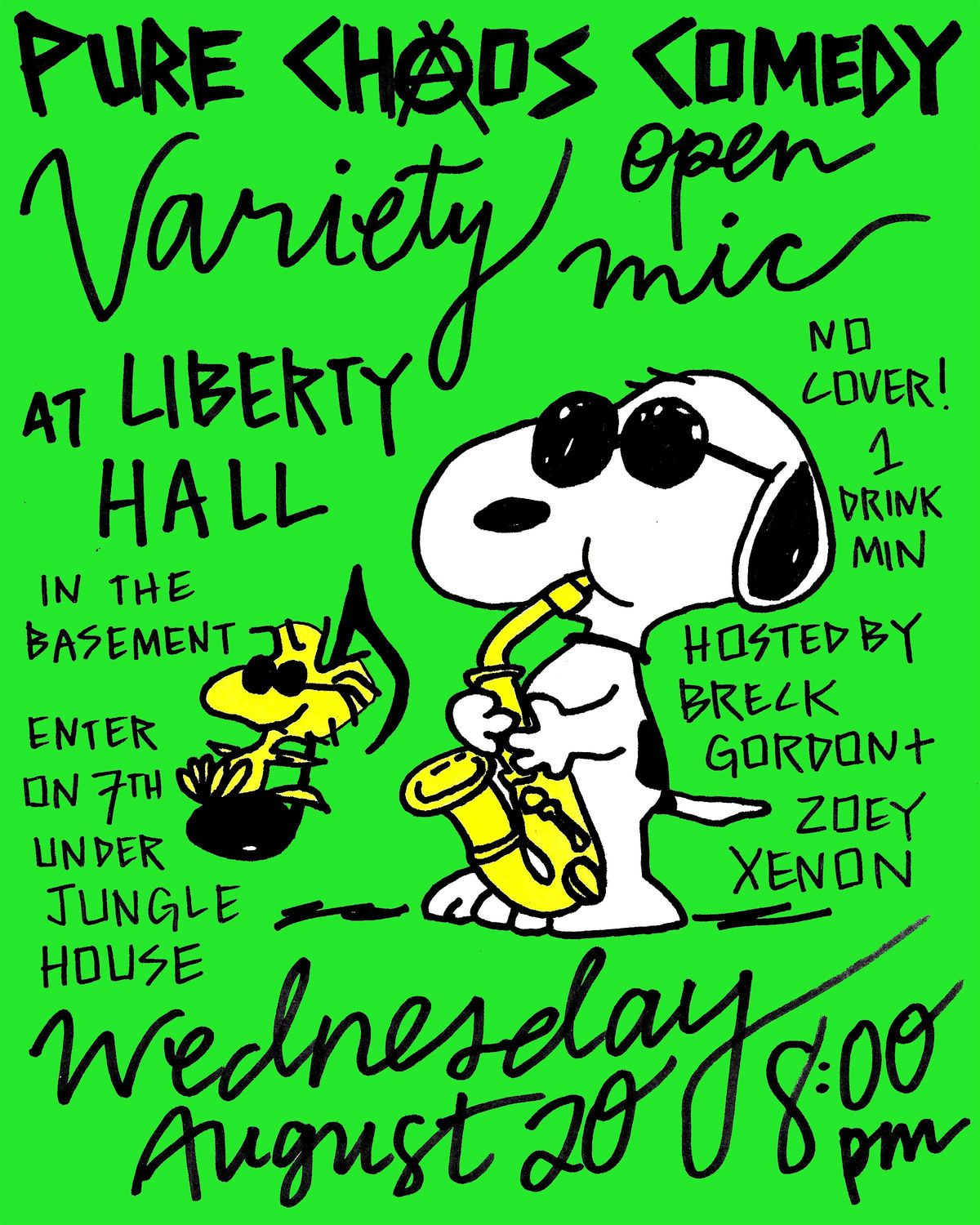 Variety Open Mic at Liberty Hall
