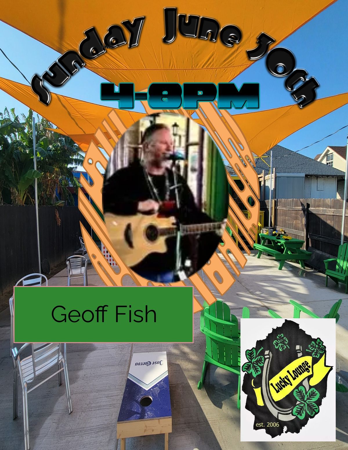 Geoff Fish on the Patio