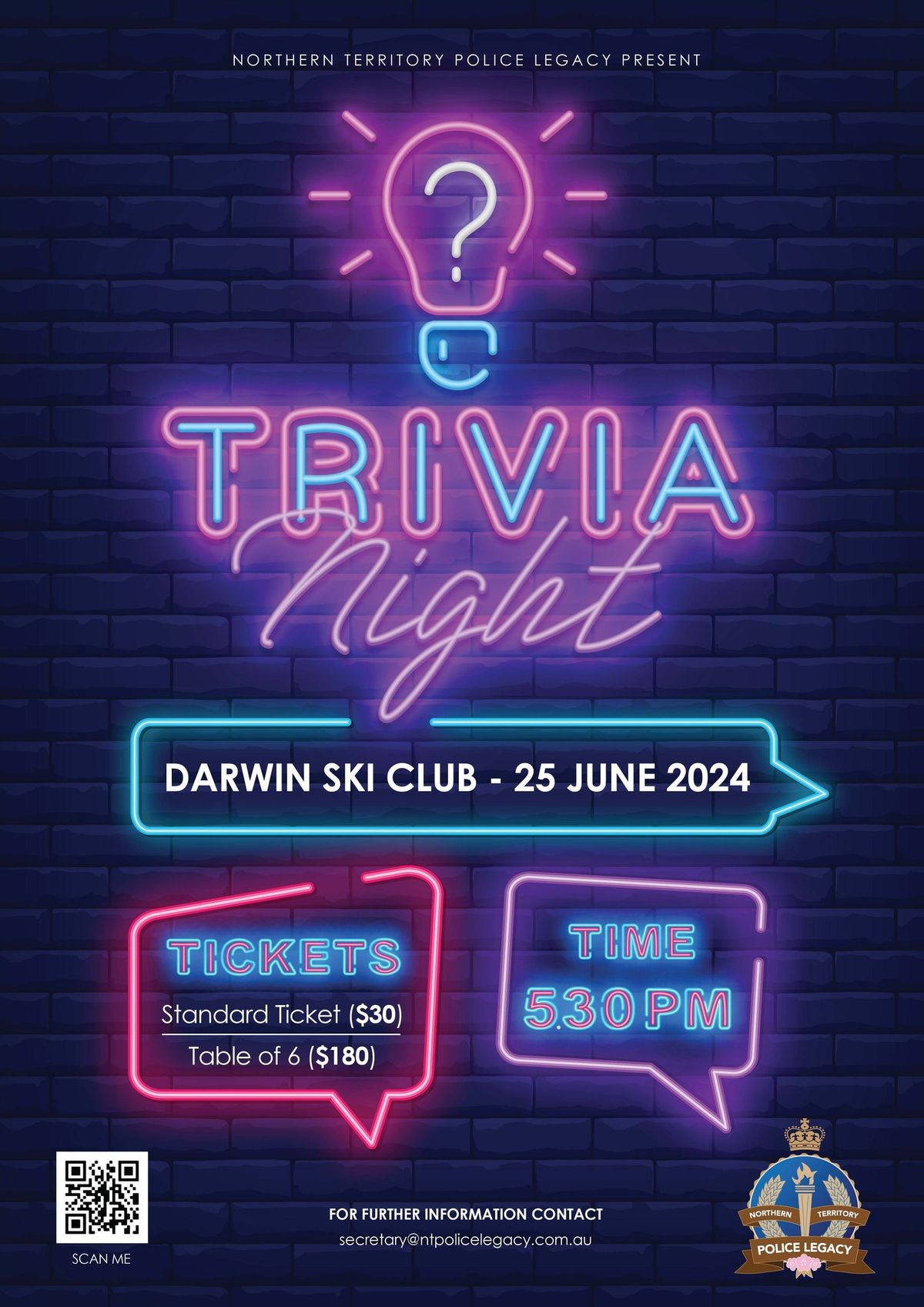 Trivia Night for NT Police Legacy