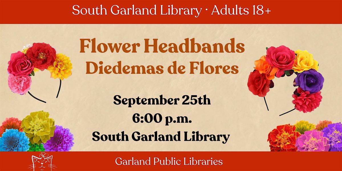 Flower Headbands \/ Diademas con Flores