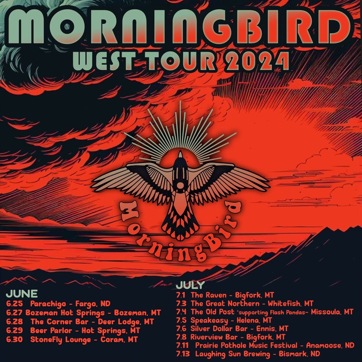 MorningBird kicks off their 3 week West Run at Parachigo - Fargo ND