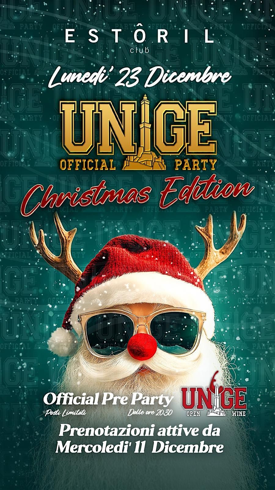 UnigeParty & UnigeWine - Christmas Party