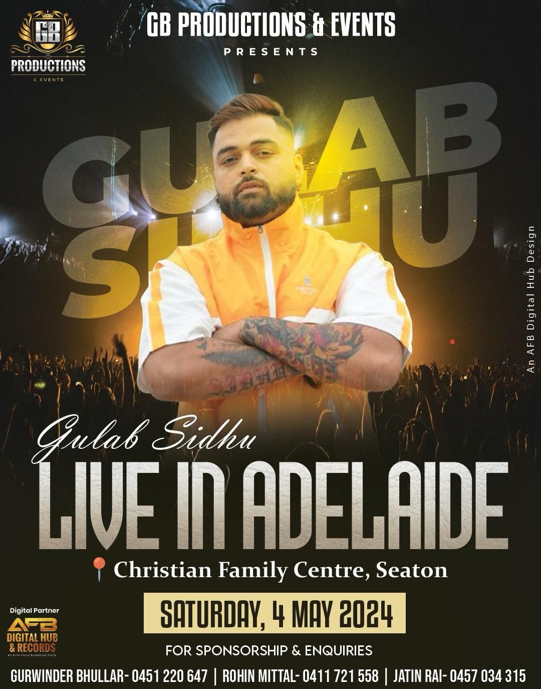 Gulab Sidhu First time Live in Adelaide 