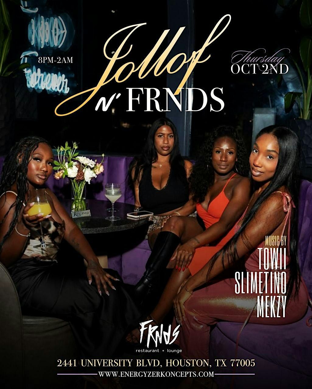 JOLLOF N FRIENDS - Houston Oct 2nd