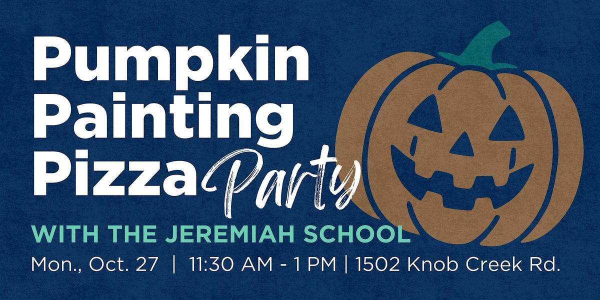 Pumpkin Painting Pizza Party