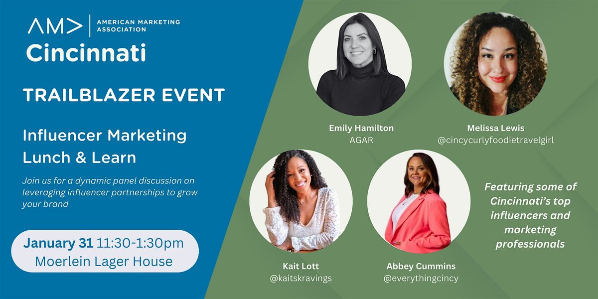 Trailblazer Event - Influencer Marketing Lunch & Learn