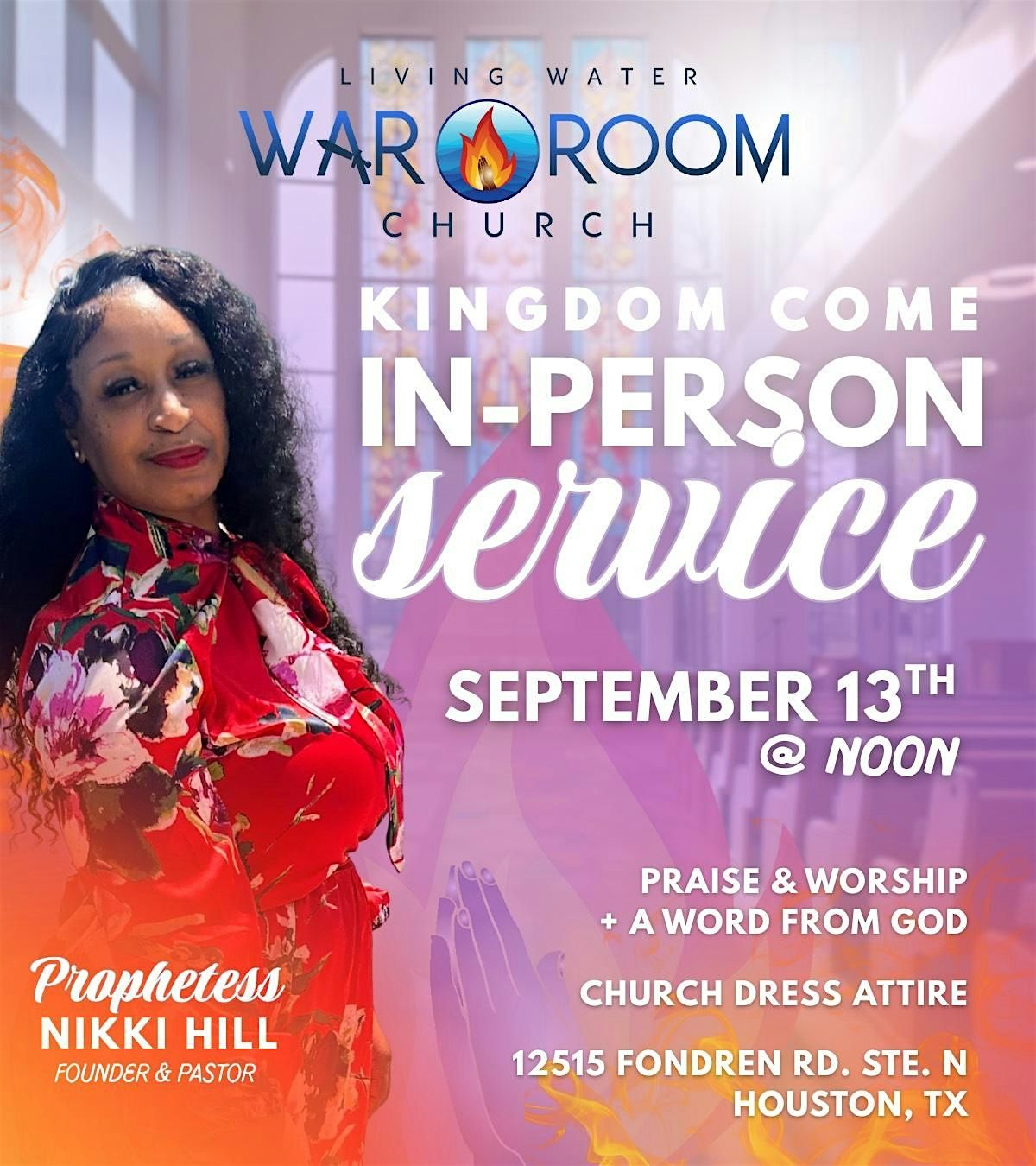 Living Water War Room Church In Person Service