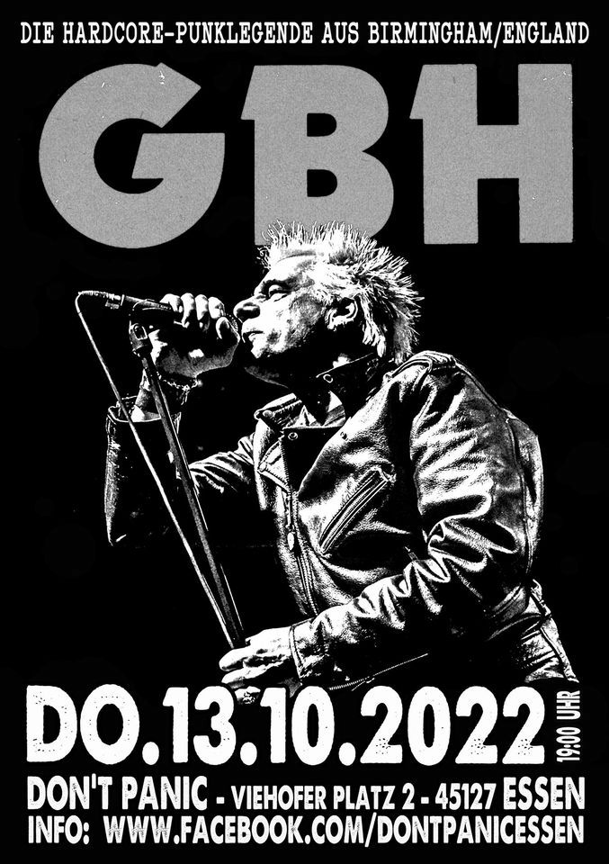 GBH (City baby attacked by rats - Anniversary Tour 2022)