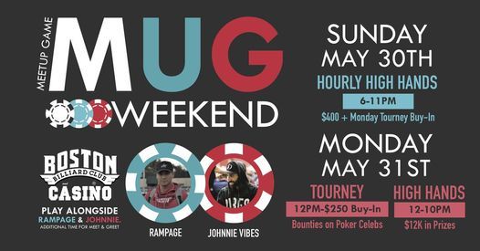 Poker Meet Up Game Weekend Boston Billiard Club Casino Nashua 30 May To 31 May