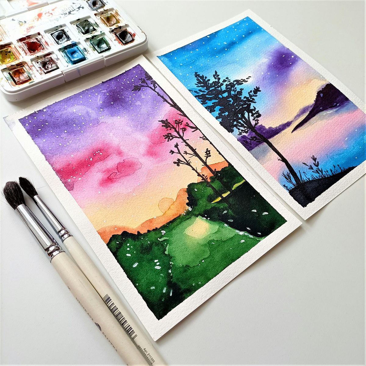 Watercolor Landscape Workshop - Paisagem em Aquarela