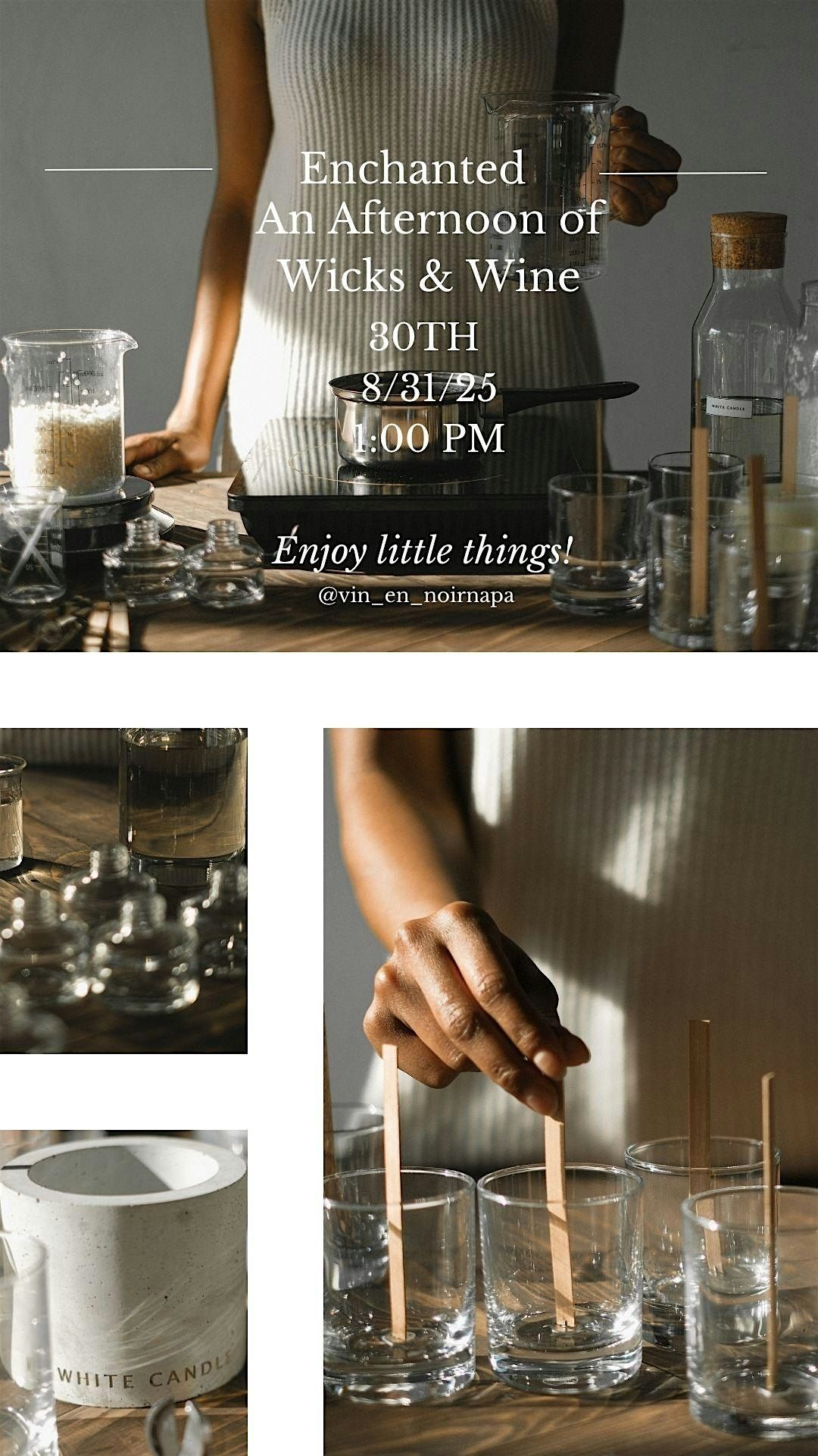 Enchanted - A Wick and Wine Experience