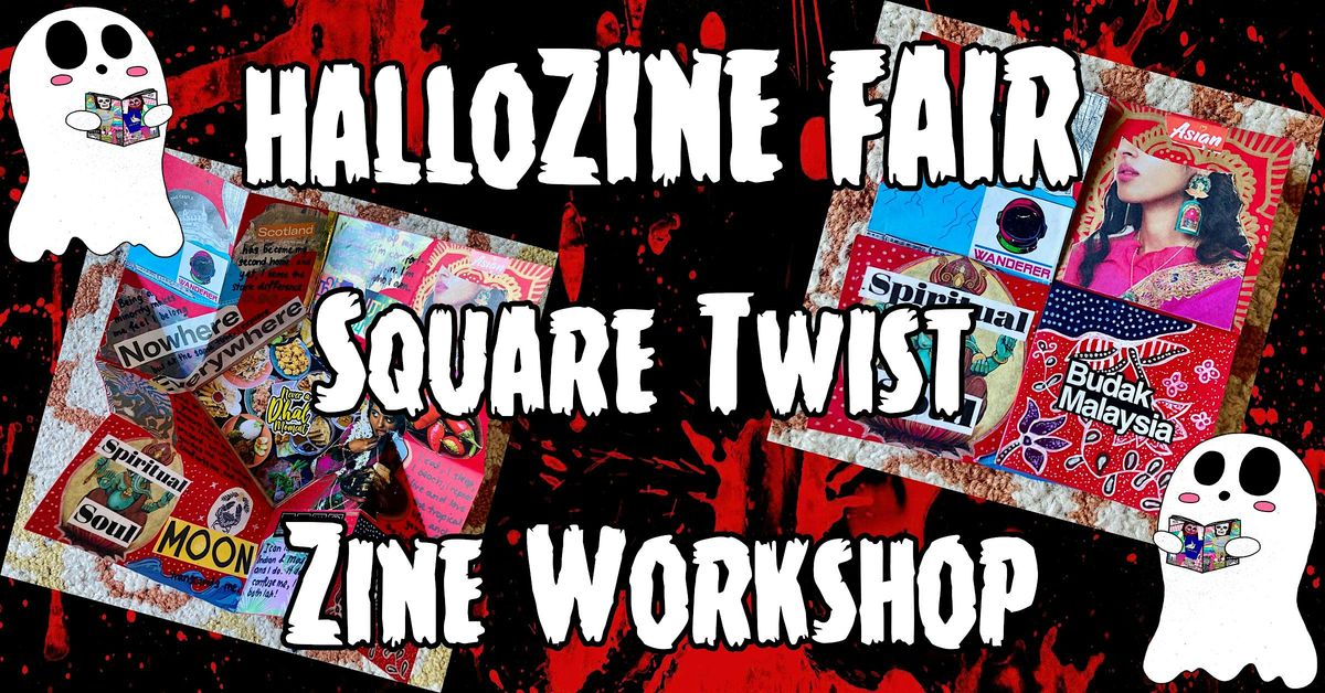 Square Twist Zine Workshop at The HalloZINE FAIR