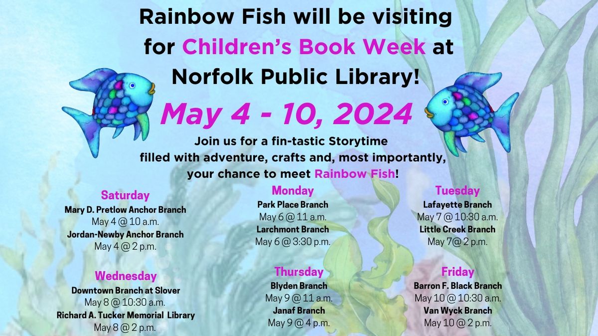 Children's Book Week - Rainbow Fish Costume Character