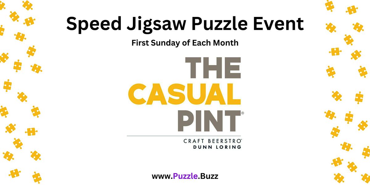 Speed Puzzling at Casual Pint Vienna, VA