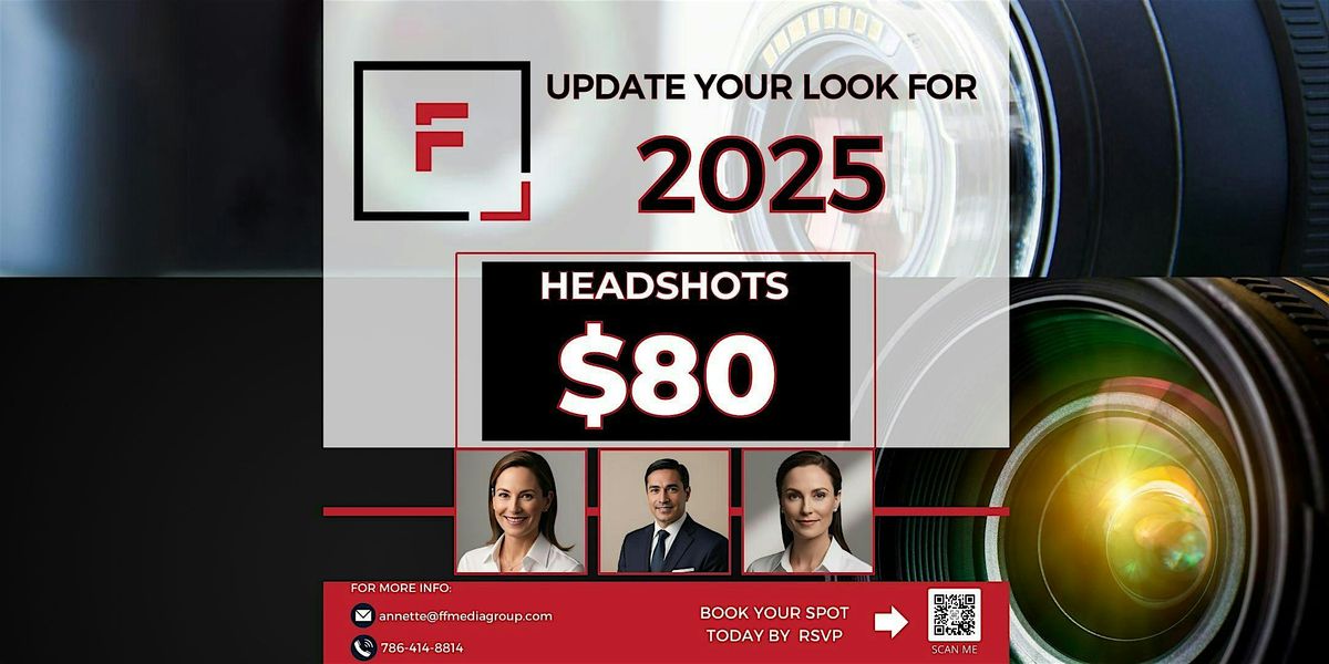 Update Your Look for 2025-$80 Headshots