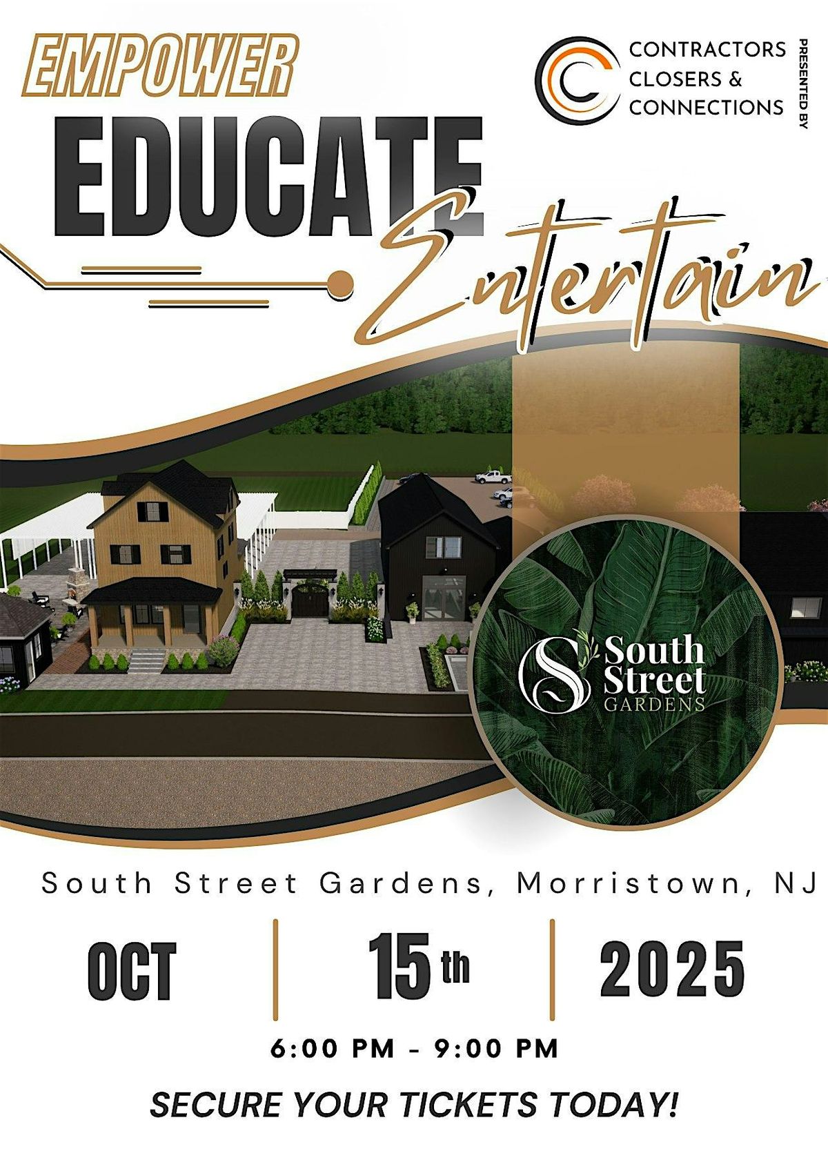 CCC Garden State Presents: Empower, Educate, Entertain