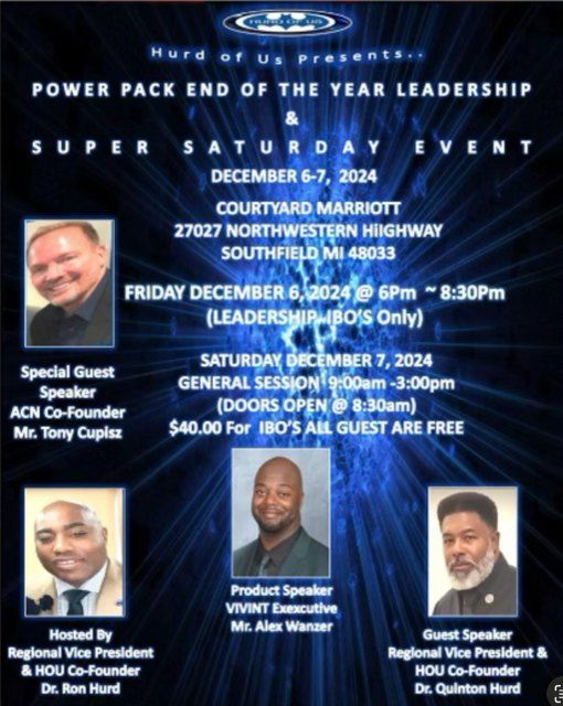 Power Pack End of the Year Leadership Event - Southfield, MI