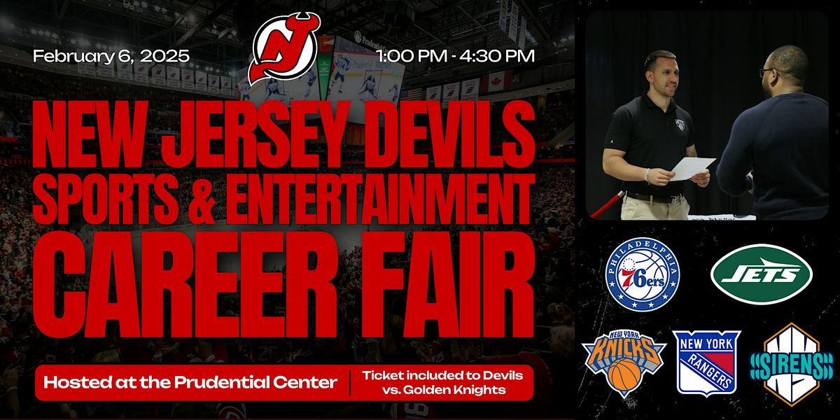 2025 New Jersey Devils Sports & Entertainment Career Fair