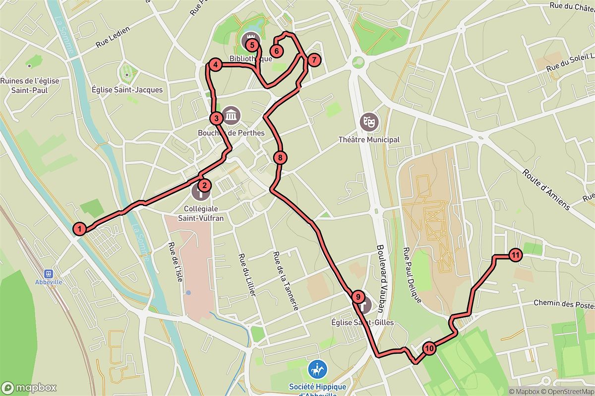 Abbeville Audio Tour: Monuments, Mystics, Mills & Memories