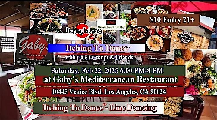 Soulful Line Dancing at Gaby's Restaurant  Saturday, Febr.22, 2025,6PM-8PM!