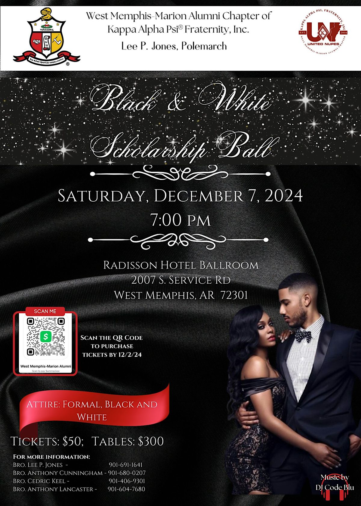 Black and White Scholarship Ball