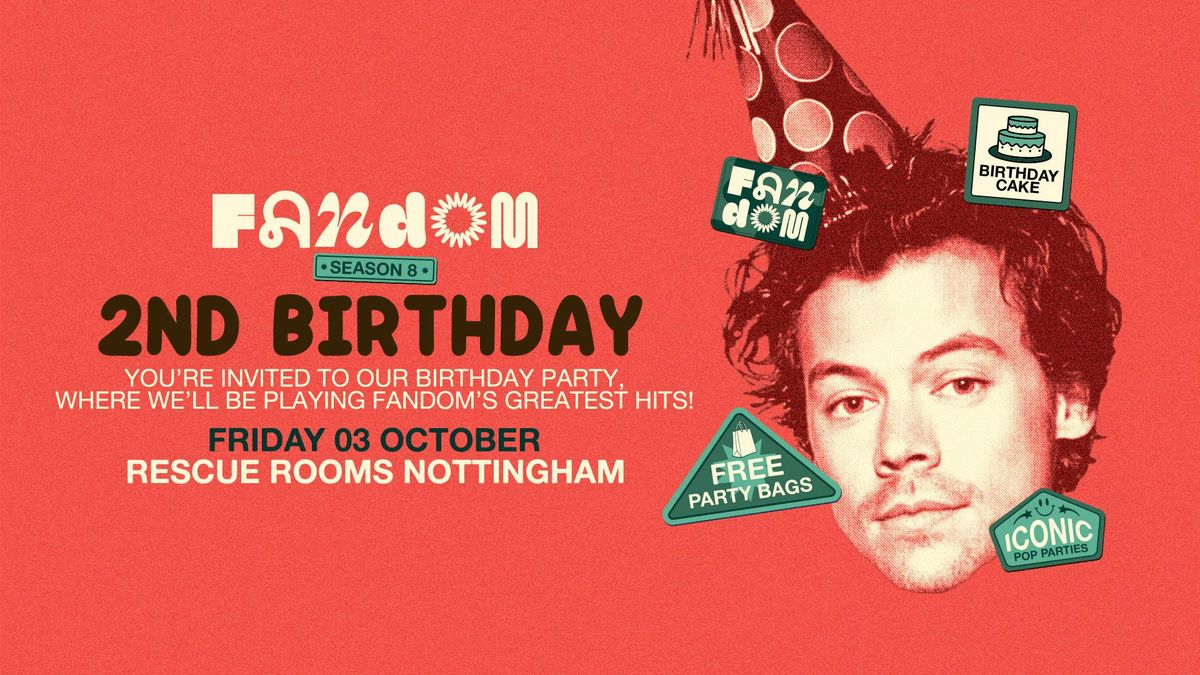 Fandom 2nd Birthday \ud83c\udf82 Rescue Rooms, Nottingham