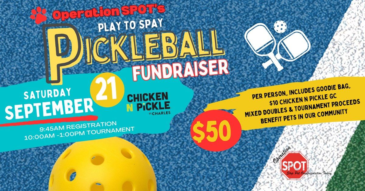 Pickleball Fundraiser for OpSPOT