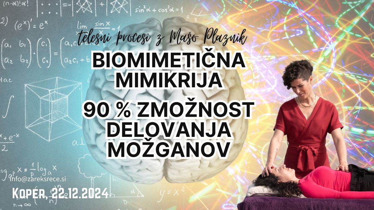 BIOMIMETI\u010cNA MIMIKRIJA IN 90% ZMO\u017dNOST DELOVANJA MO\u017dGANOV