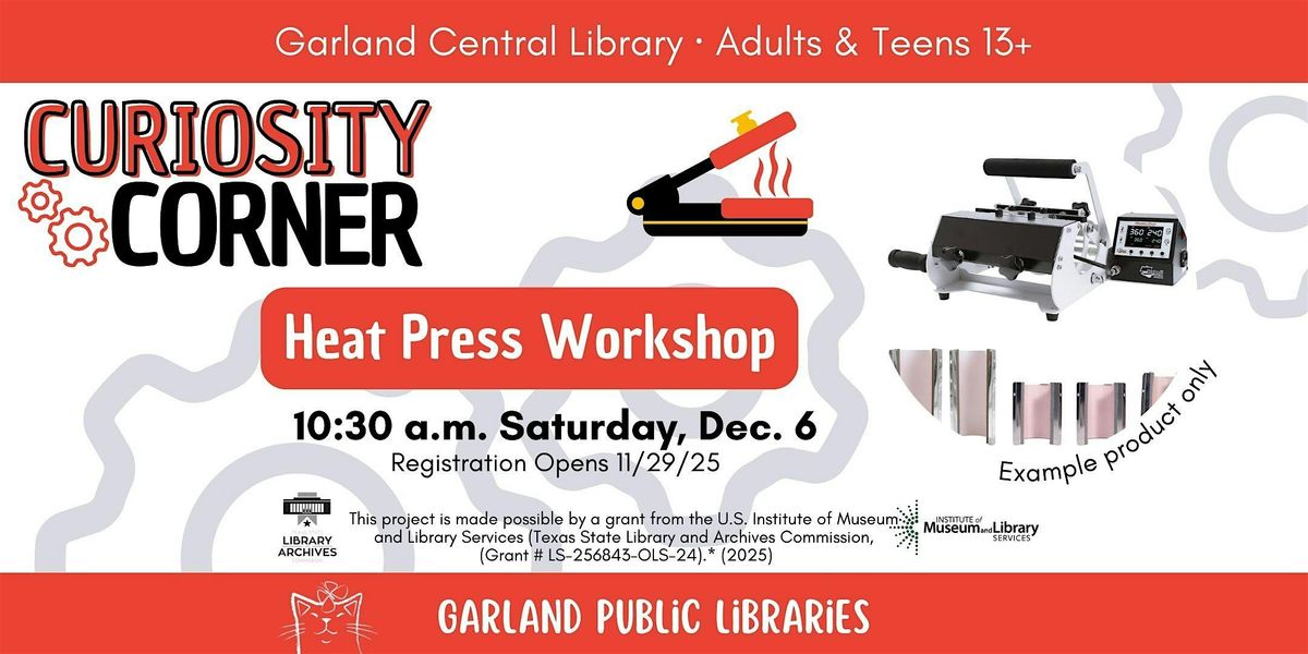 Makerspace: Heat Press Workshop