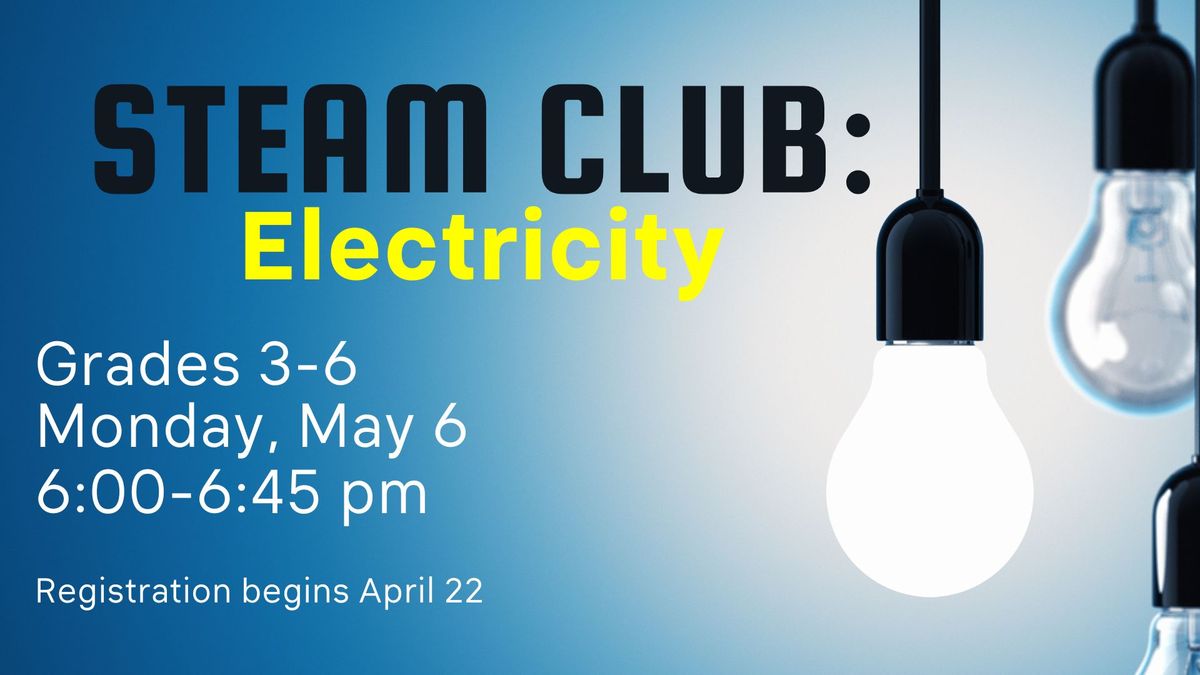 STEAM Club: Electricity
