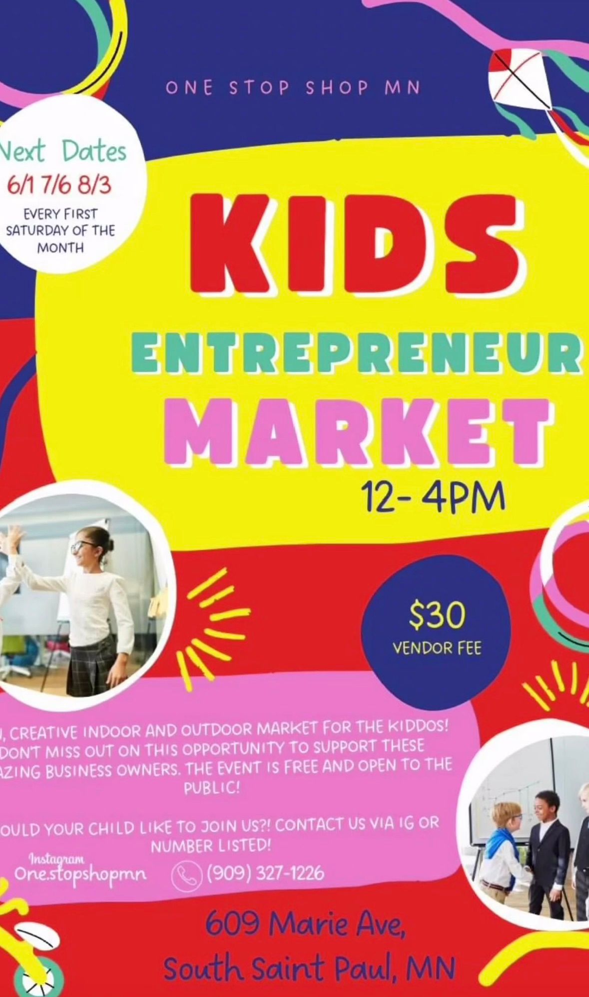 Kid entrepreneur markets 