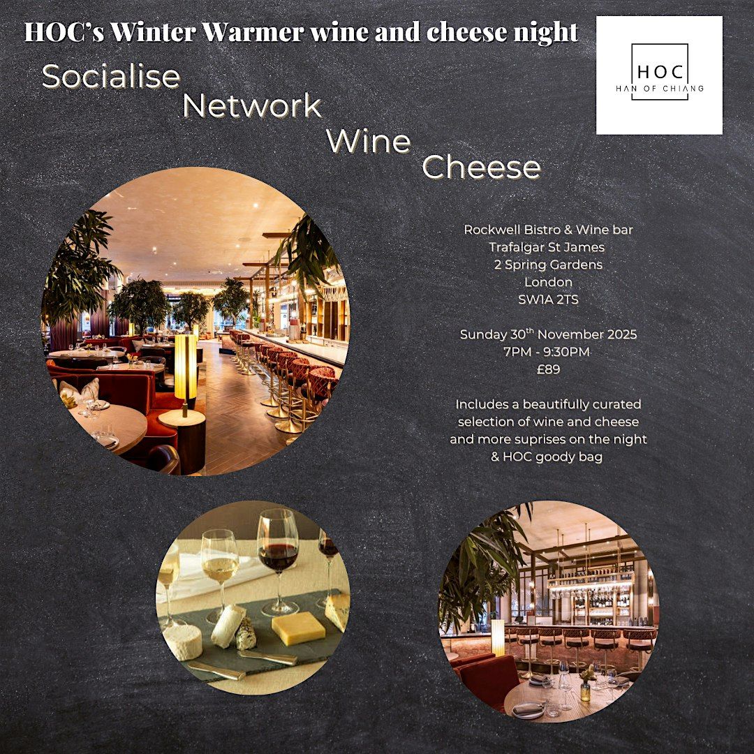 HOC's winter warmer wine and cheese tasting night