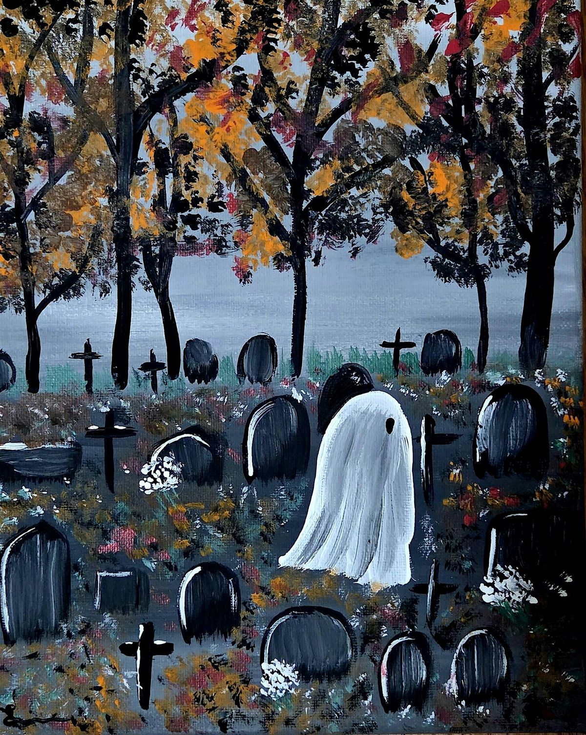Spooky Paint Night