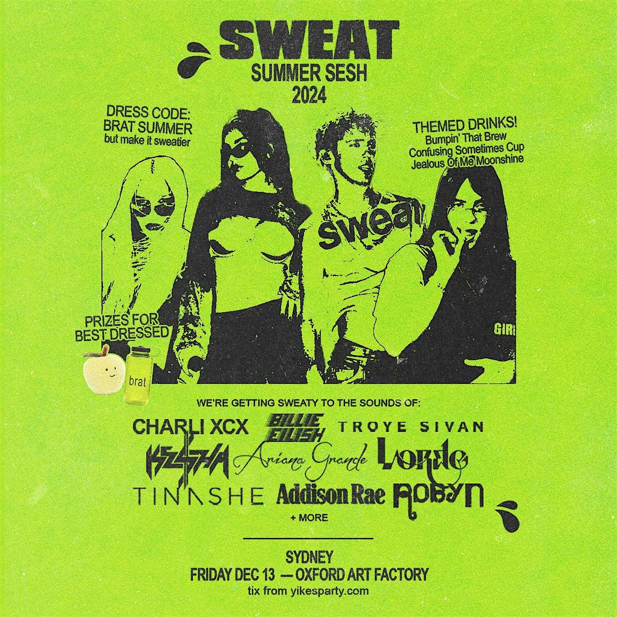 SWEAT: Summer Sesh - Charli XCX Party Sydney