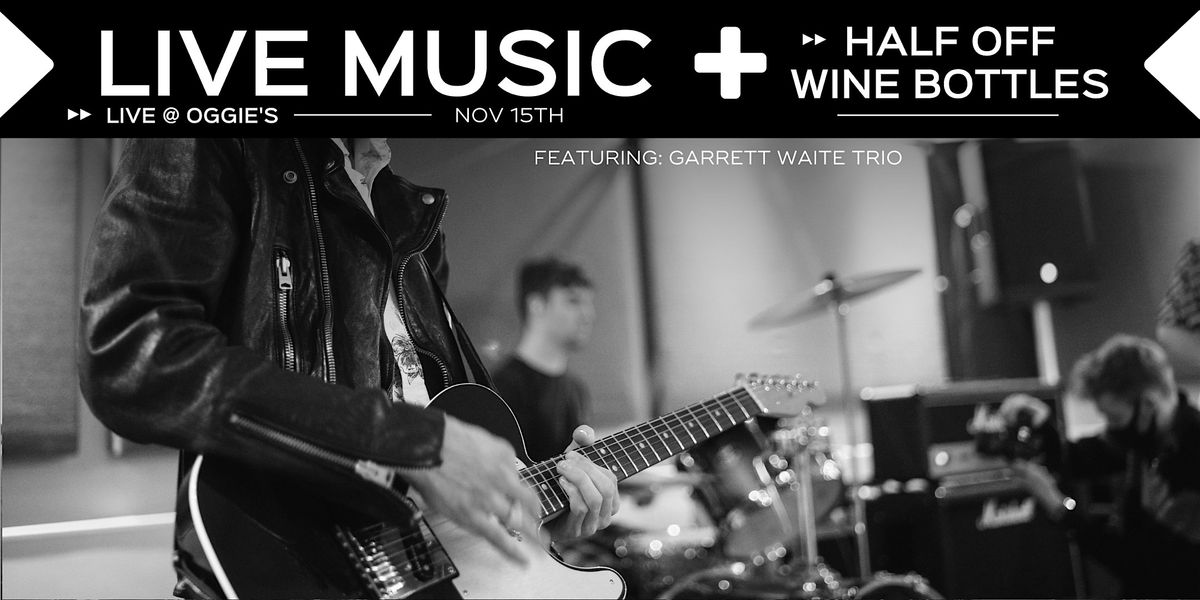 LIVE JAZZ + HALF OFF WINE